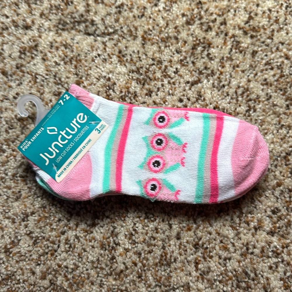3 pack size 7-2 low cut socks